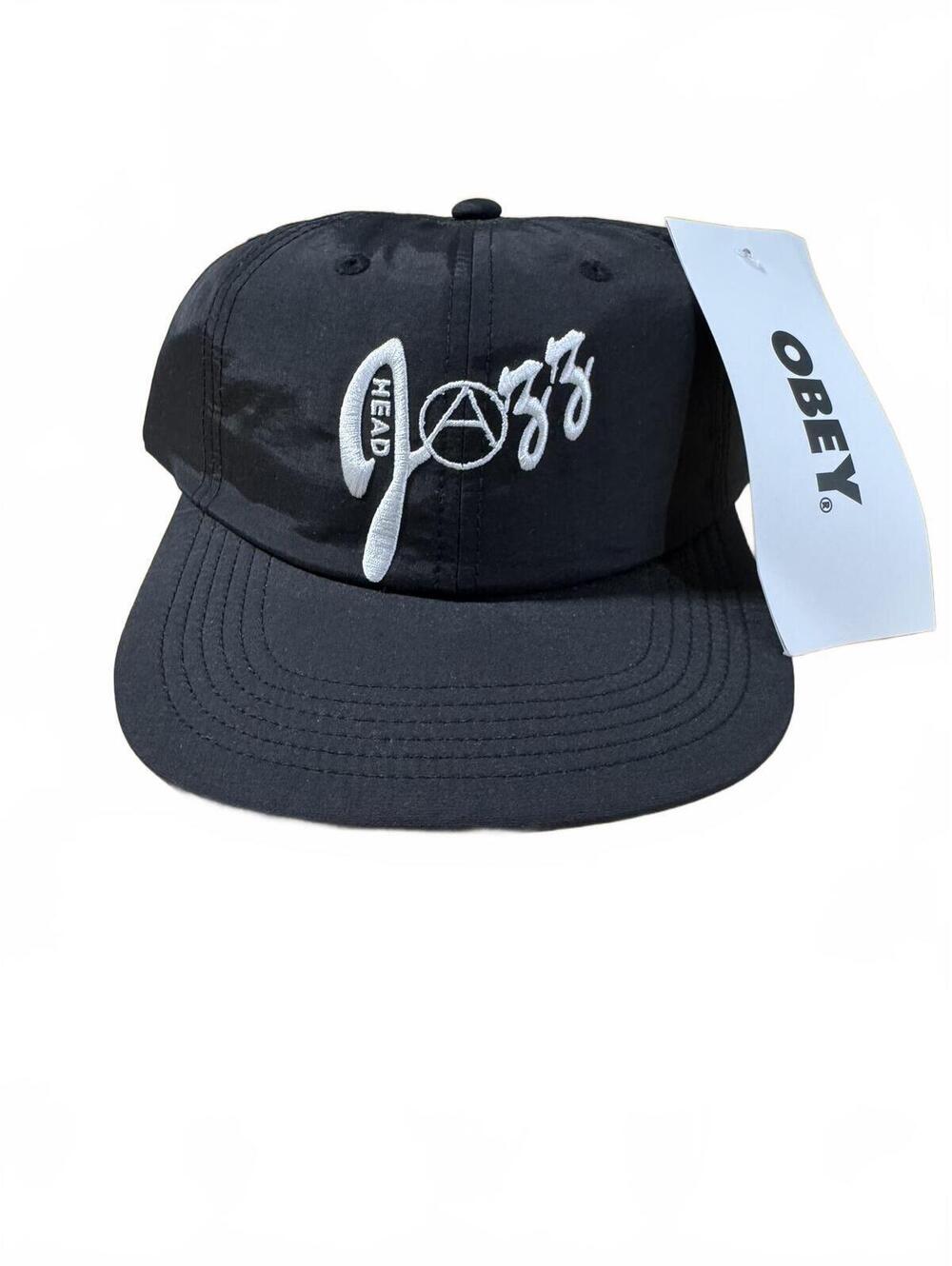 Obey Black Adjustable Jazz Edition Hat